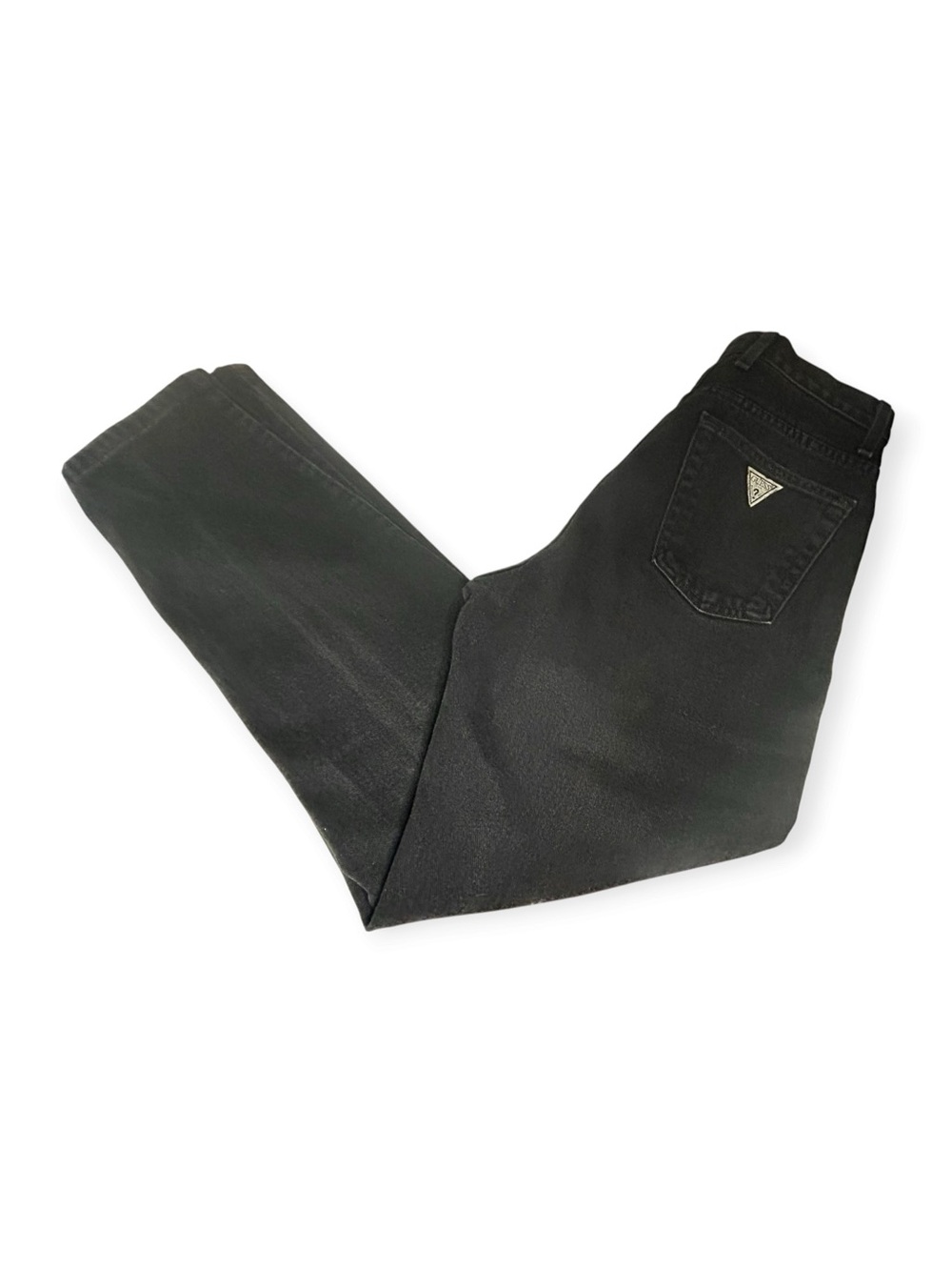 Vintage 90s GUESS 050 Black Jeans Women’s 29 High Rise USA Made 39050RG